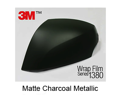3M 1380 M221 Matte Charcoal Metallic 1.524 m