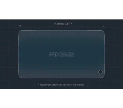 Защитное стекло Pixsel для заднего монитора BMW X5 13.1“ 2023 - (G05, F95) (гибридное глянец)