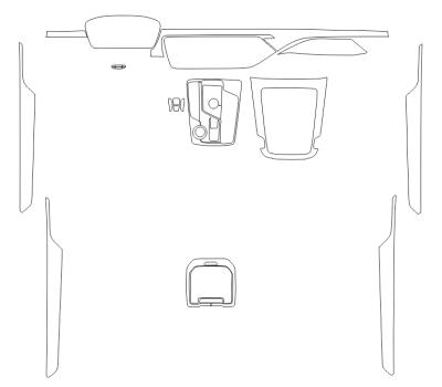 Комплект викрійок для салону GEELY ATLAS PRO 2021