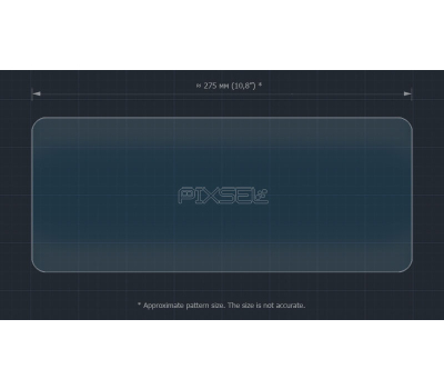 Защитное стекло Pixsel на монитор LAND ROVER RANGE ROVER VELAR - 11.7“ 2020 - 2023 (гибридное мат)