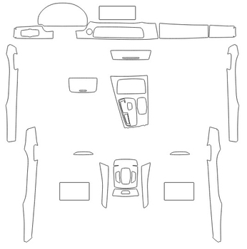 Викрійка для салону BMW 7 2011