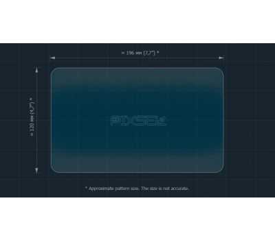 Защитное стекло Pixsel на спидометр мотоцикла CFMOTO 800MT-X 2025+ 9“ (гибридное глянец)