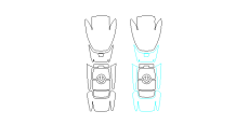 Выкройка для ключа MERCEDES-BENZ E-CLASS  /assets/images/items/5268/0042456001651058537.png