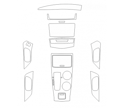 Комплект викрійок для салону NISSAN TEANA 2016-2018