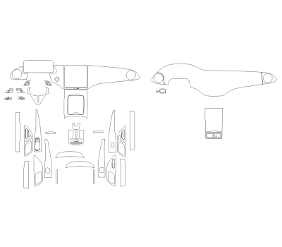 Викрійка для салону MERCEDES-BENZ EQS 2023