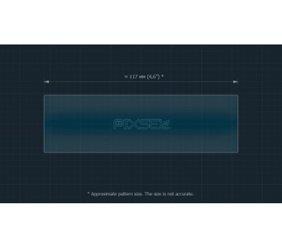 Защитное стекло Pixsel для заднего климат-контроля PEUGEOT 3008 4.8“ 2024 - (гибридное глянец)