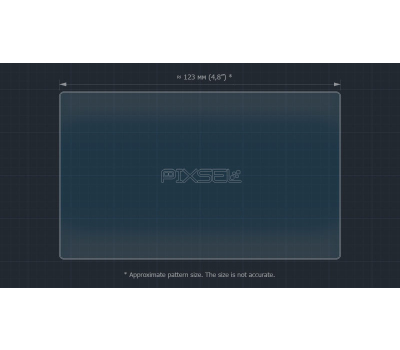 Защитное стекло Pixsel на монитор MERCEDES BENZ GL-CLASS - 5.6“ 2006 - 2011 (гибридное глянец)
