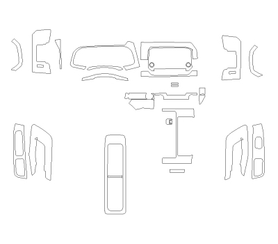 Викрійка для салону NISSAN PATHFINDER 2024 -