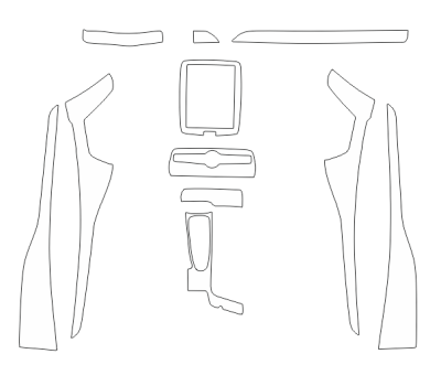 Комплект викрійок для салону VOLVO XC90 2017