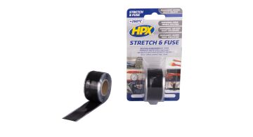 HPX SO2503 Stretch and Fuse Tape (Black) 25mm x 3m