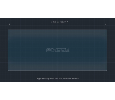 Захисне скло Pixsel на монітор OPEL MOKKA - 11“ 2020 - 2024 (гібридне мат)