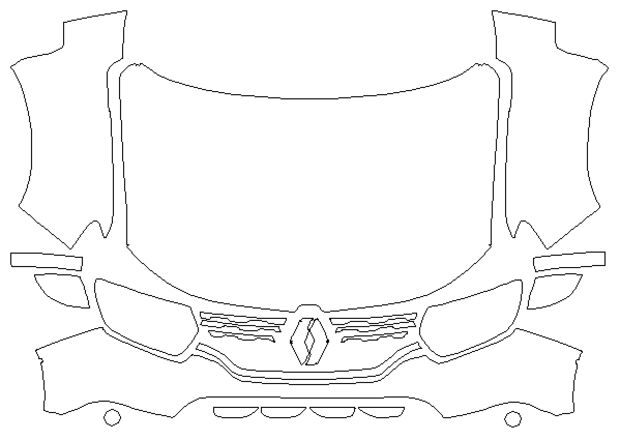 Renault Duster 2021 Внедорожник Стандартный набор полностью LLumar Platinum