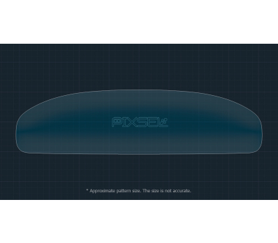 Защитное стекло Pixsel на приборную панель ZEEKR 001 - 13.9“ 2024 - (гибридное глянец)