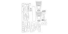 Викрійка для салону MERCEDES-BENZ GLS SUV 2019  /assets/images/items/4718/0230705001657699174.png