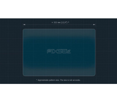 Захисне скло Pixsel на монітор POLESTAR 4 16.6“ 2023 - (гібридне глянець)