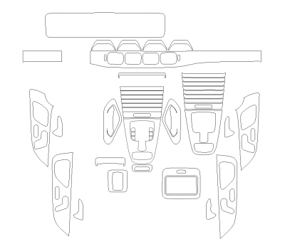 Викрійка для салону MERCEDES-BENZ GLS 2024