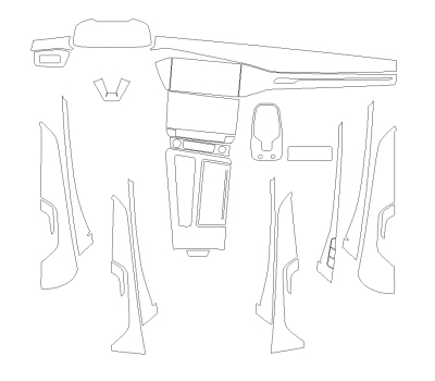 Викрійка для салону AUDI A6 2024