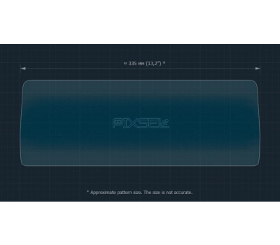 Защитное стекло Pixsel на монитор INEOS GRENADIER 14“ 2024 - (гибридное мат)