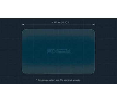 Захисне скло Pixsel для заднього монітора CADILLAC ESCALADE IQ 14.5“ 2025 - (гібридне глянець)