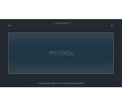 Защитное стекло Pixsel на монитор LAND ROVER DISCOVERY SPORT - 9.6“ 2022 - (гибридное мат)
