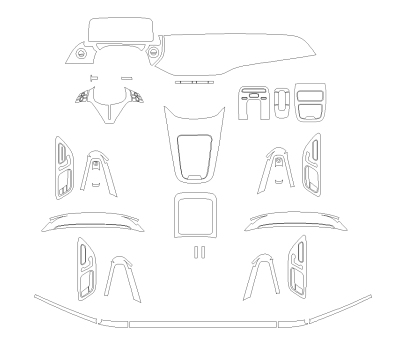 Викрійка для салону MERCEDES-BENZ E-CLASS 2024