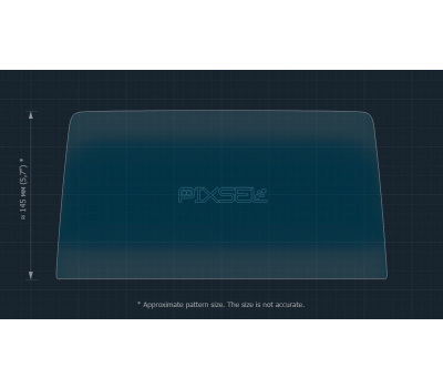 Захисне скло Pixsel на монітор MAXUS EDELIVER 9 - 12.6“ 2021 - (гібридне глянець)