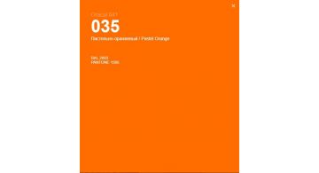 Oracal 641 035 Gloss Pastel Orange 1 m