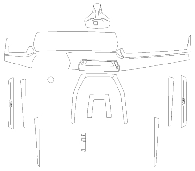 Викрійка для салону BMW X1 2024