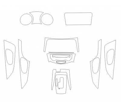 Комплект викрійок для салону NISSAN X-TRAIL 2019