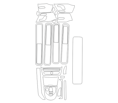 Комплект викрійок для салону MERCEDES-BENZ G-CLASS 2019