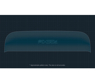 Захисне скло Pixsel на панель приладів LI AUTO L9 - 6.1 2022 - (гібридне мат)