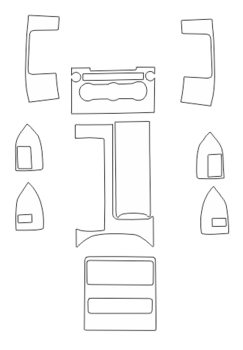 Комплект викрійок для салону LAND ROVER RANGE ROVER SPORT 2016-2017