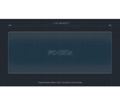 Защитное стекло Pixsel на монитор LAND ROVER RANGE ROVER EVOQUE - 9.6“ 2019 - 2023 (гибридное мат)