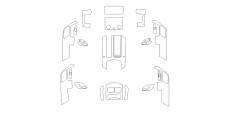 Комплект викрійок для салону LAND ROVER RANGE ROVER 2018 BASE  /assets/images/items/5438/0714344001655721936.png