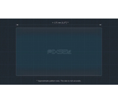 Защитное стекло Pixsel на монитор HYUNDAI i30 7.9“ 2020 - (гибридное глянец)
