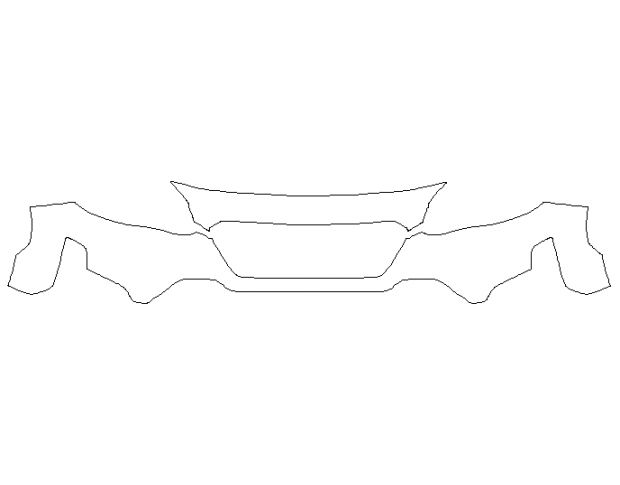 Subaru Crosstrek 2021 Внедорожник Передний бампер Hexis