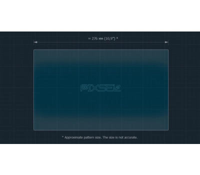 Защитное стекло Pixsel на монитор SMARTY TREND LAND ROVER DISCOVERY 5 2017 - 2019 11.6“ (гибридное глянец)