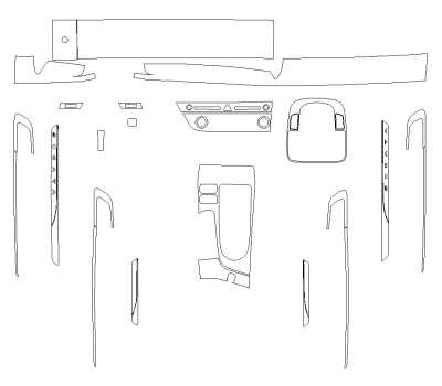 Комплект викрійок для салону HYUNDAI SONATA 2024 -