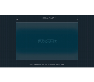 Защитное стекло Pixsel на монитор BYD SEAL - 16.3“ 2022 - (гибридное глянец)