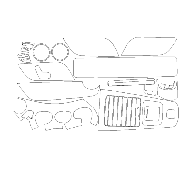 Комплект викрійок для салону MERCEDES-BENZ B-CLASS 2020