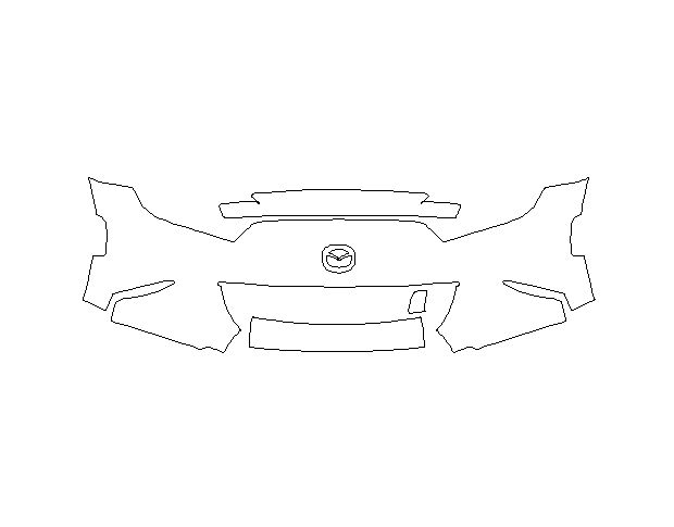 Mazda MX-5 Sport 2016 Купе Передний бампер LLumar