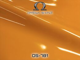 Omega Skinz OS-781 Vortex Orange - Оранжевая глянцевая пленка 1.524 m
