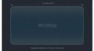 Захисне скло Pixsel на монітор RENAULT TALIANT 11.2“ 2021 - (гібридне мат)