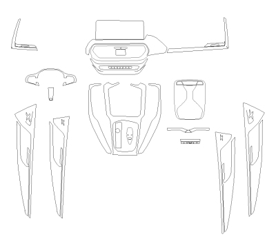 Викрійка для салону BMW X4 2024