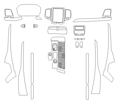 Комплект викрійок для салону VOLVO XC90 2024 -