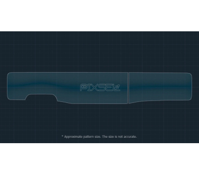 Захисне скло Pixsel на широкий (дві частини) монітор AITO M8 50.4“ 2025 - (гібридне мат)