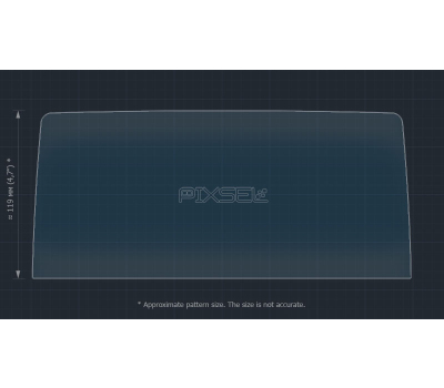 Захисне скло Pixsel на монітор LEXUS NX - 11.5“ 2018 - 2021 (гібридне мат)