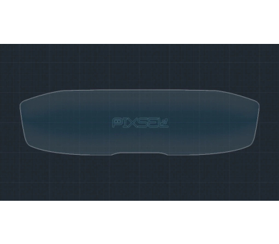 Защитное стекло Pixsel на приборную панель PEUGEOT 5008 11.8“ 2020 - 2024 (гибридное глянец)