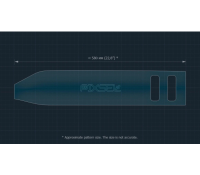 Защитное стекло Pixsel на монитор DENZA N9 23.3“ 2025 - (гибридное глянец)