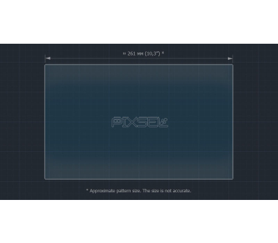 Защитное стекло Pixsel на монитор LAND ROVER Defender - 12.1“ 2020 - (гибридное мат)